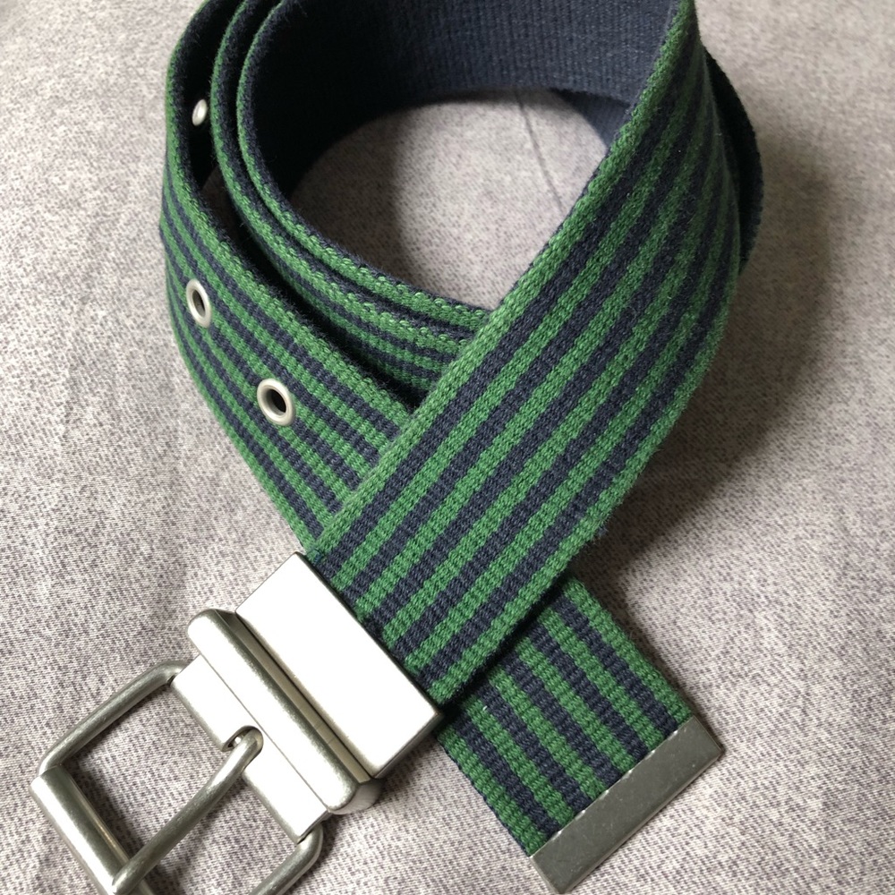 Casual Striped Cloth Belt